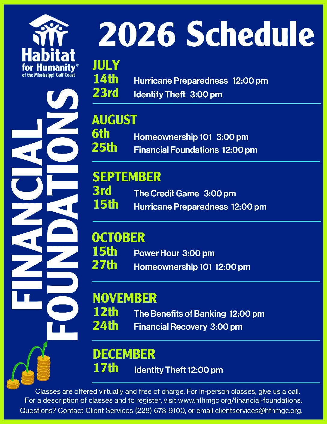 2026 Financial Classes 8.5 x 11 Jul-Dec